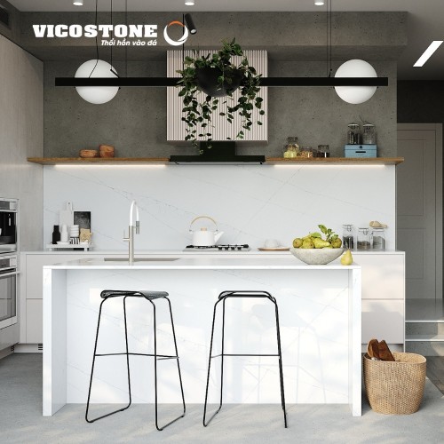 BẾP GỌN GÀNG - GẠT MỌI LO TOAN VỚI ĐÁ VICOSTONE